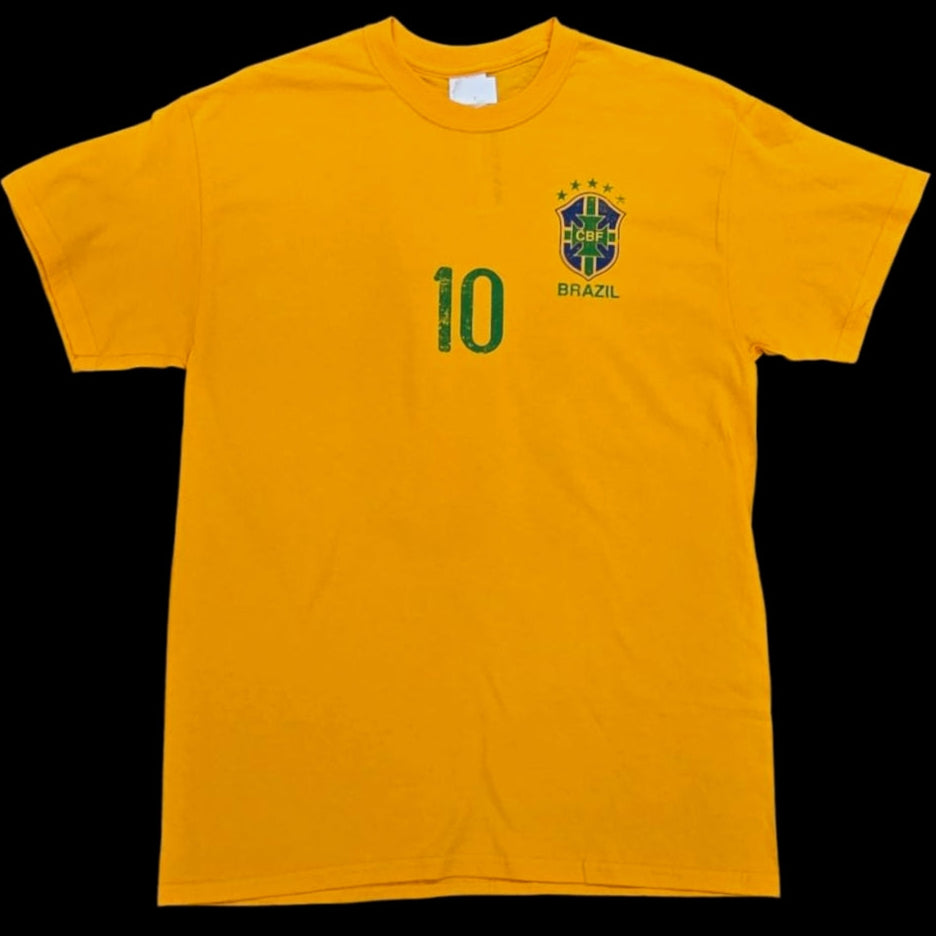 T-Shirt Adulte - Équipe du Brésil Pelé #10