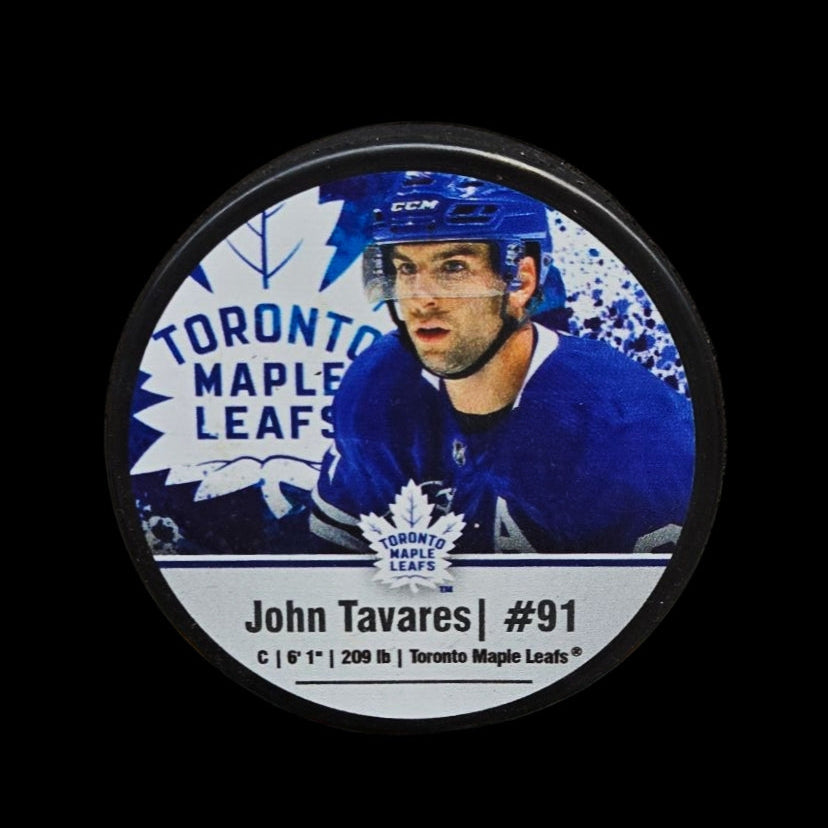 Rondelle - John Tavares #91 Maple Leafs de Toronto
