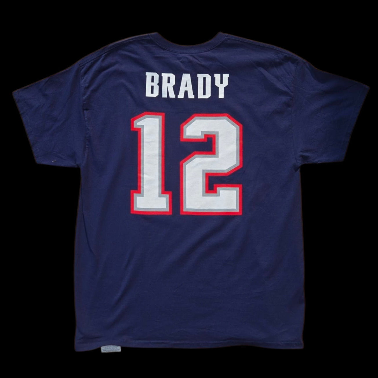 T-Shirt Adulte - Tom Bady #12 Patriots de la Nouvelle-Angleterre