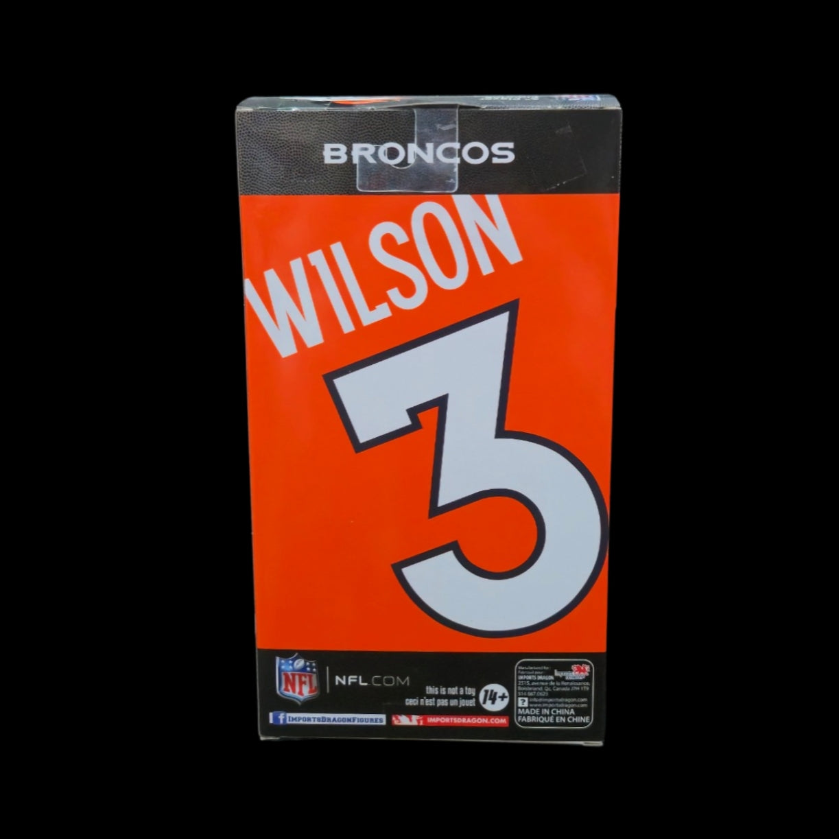 Figurine - Russel Wilson #3 Broncos de Denver