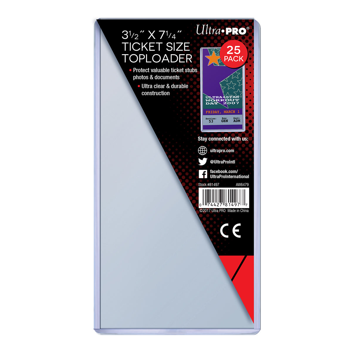 Plastique protecteur 3" x 7"