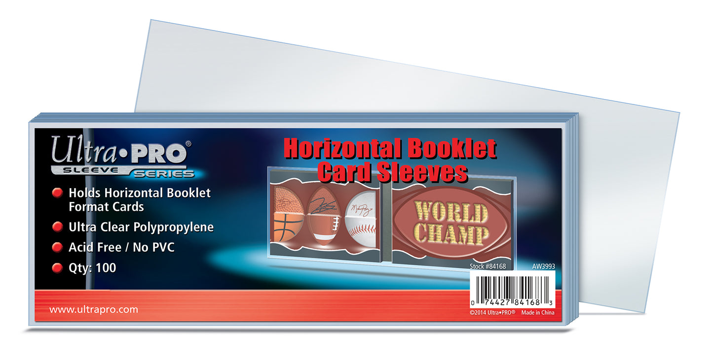 Horizontal Booklet Sleeves (100)