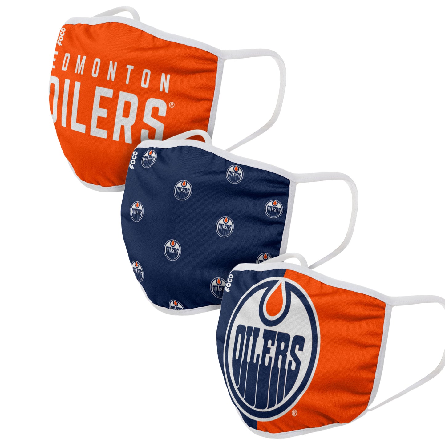 Masque Oilers d'Edmonton pour Adulte