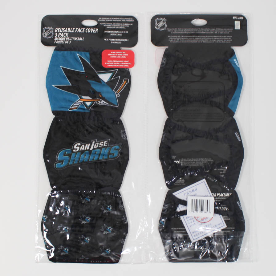 Masque Sharks de San Jose pour Adulte