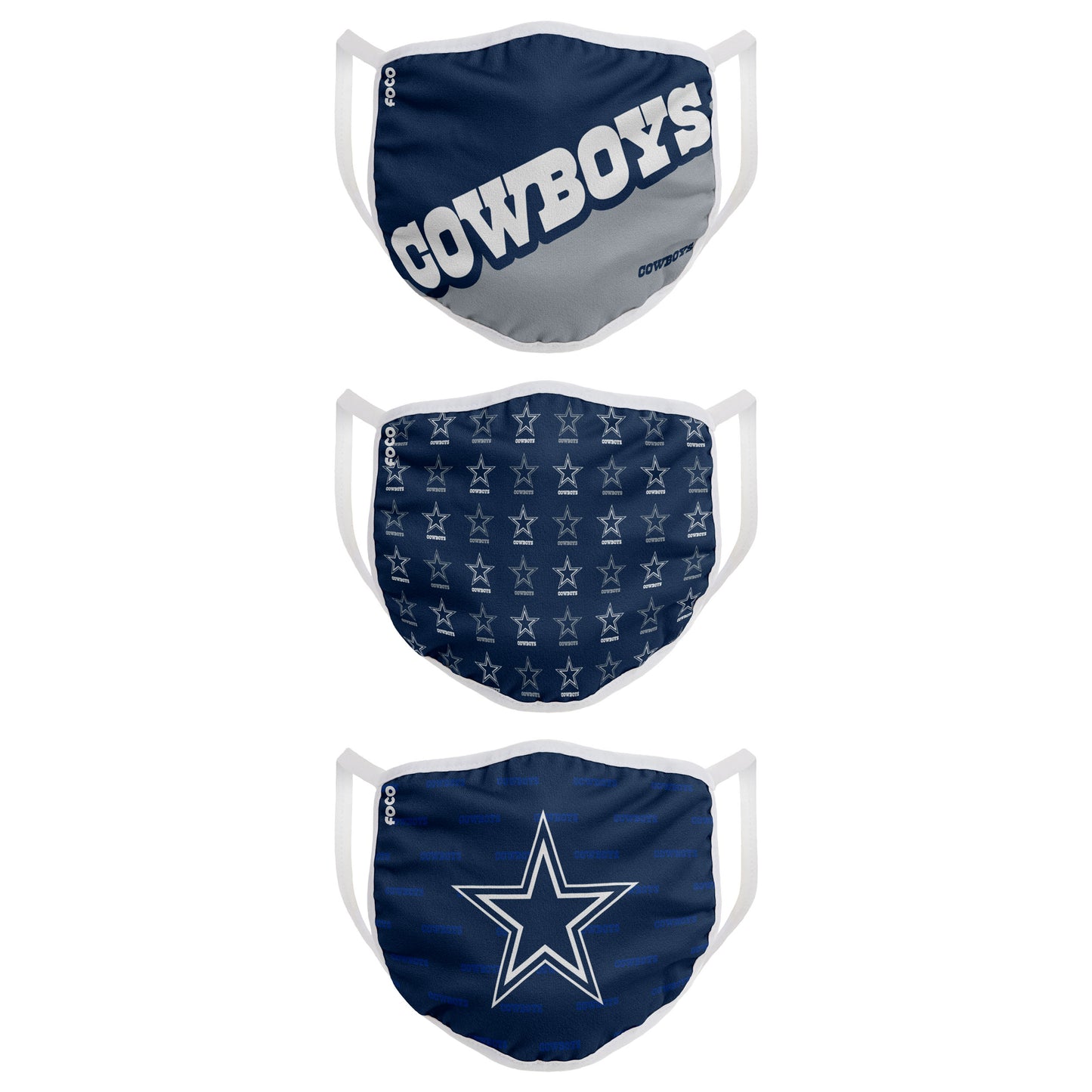 Masque Cowboys de Dallas pour Adulte