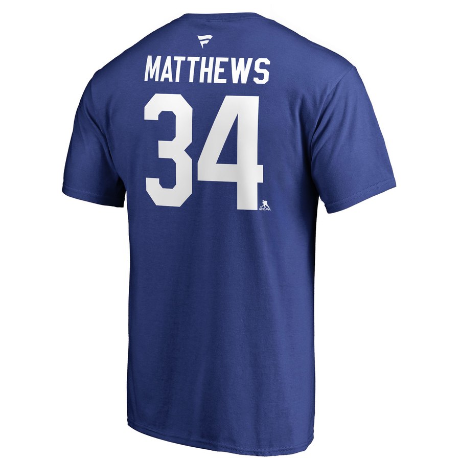 T-Shirt Maple Leafs de Toronto - Auston Matthews (#34)