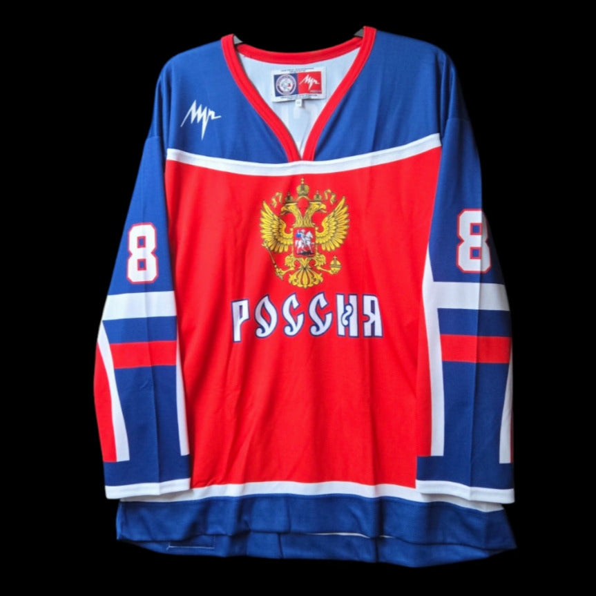 Jersey Adult Alexander Ovechkin #8 Russia Team