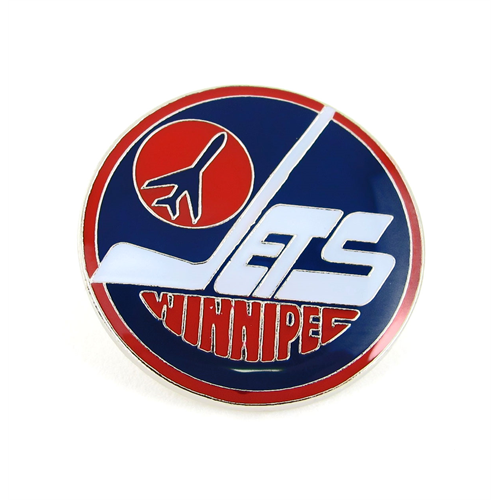 Épinglette Logo Jets de Winnipeg Vintage