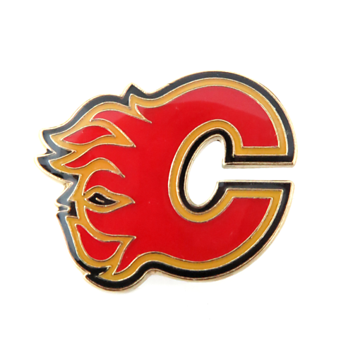 Épinglette Logo Flames de Calgary
