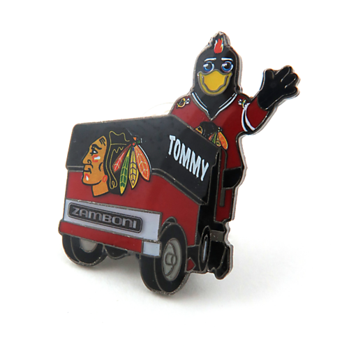 Épinglette Mascotte / Zamboni Blackhawks de Chicago