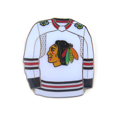 Épinglette Chandail visiteur Adidas Blackhawks de Chicago