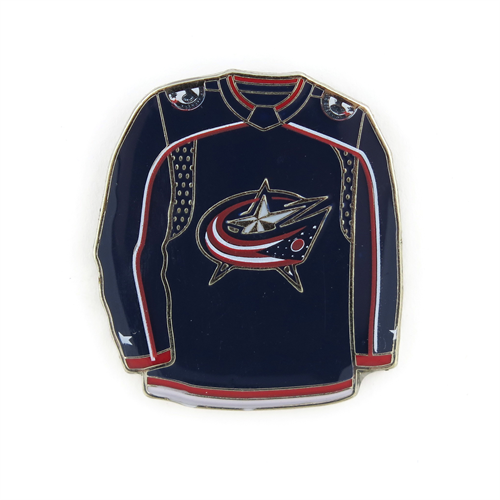 Épinglette Chandail locale Adidas Blue Jackets de Columbus