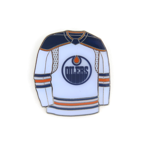 Épinglette Chandail visiteur Adidas Oilers d'Edmonton