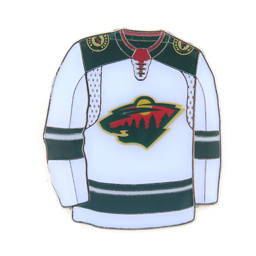 Épinglette Chandail visiteur Adidas Wild du Minnesota
