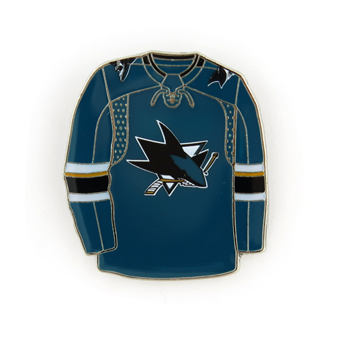 Épinglette Chandail locale Adidas Sharks de San Jose