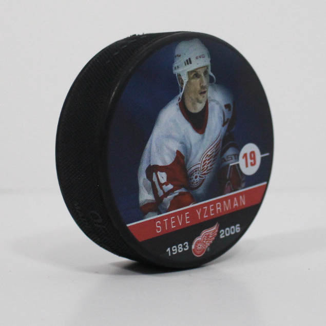 Rondelle Red Wings de Detroit - Steve Yzerman (#19)