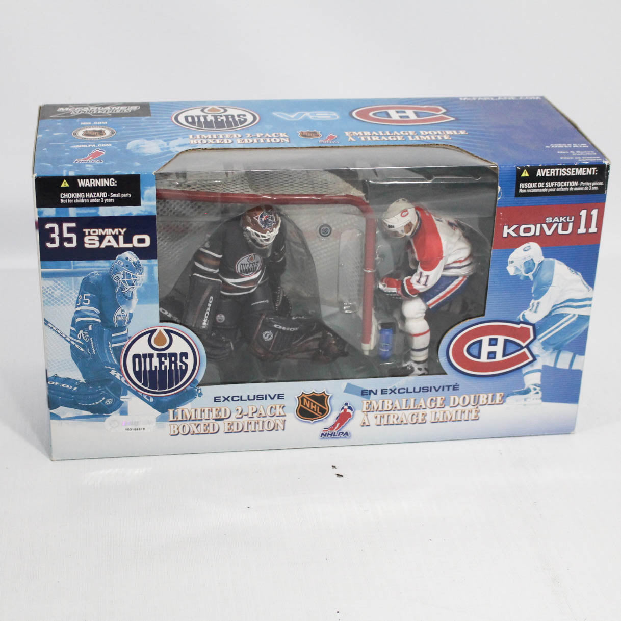 Figurine Ligue Nationale de Hockey - Tommy Salo VS Saku Koivu