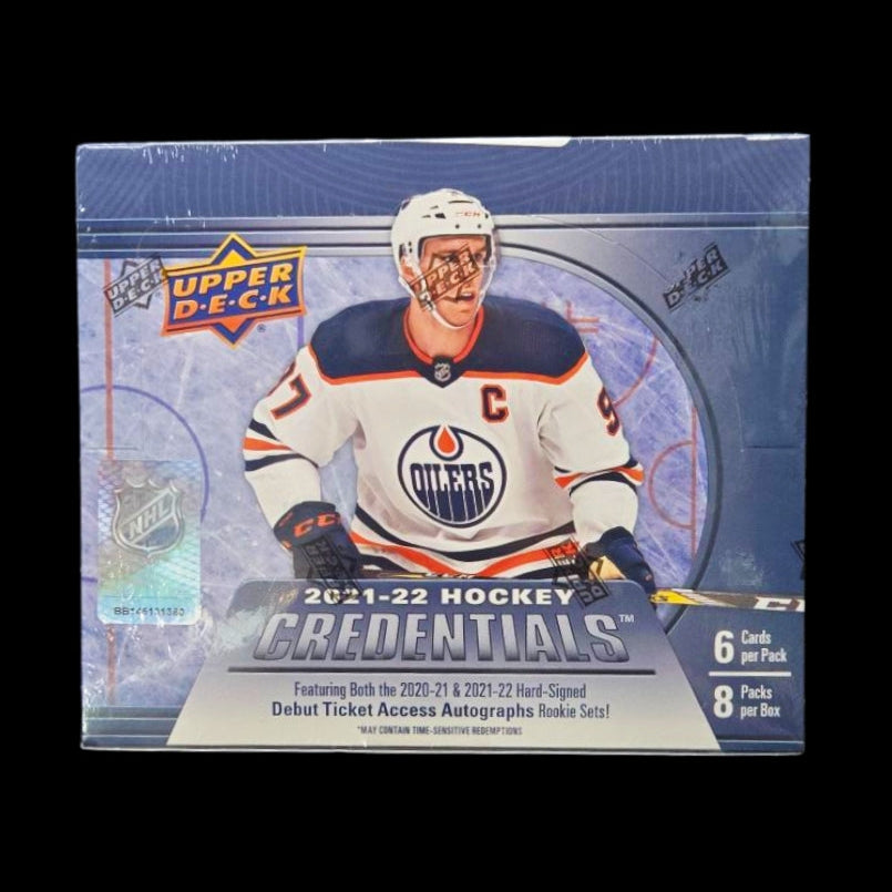 2021-22 Upper Deck Credentials - Hobby Box