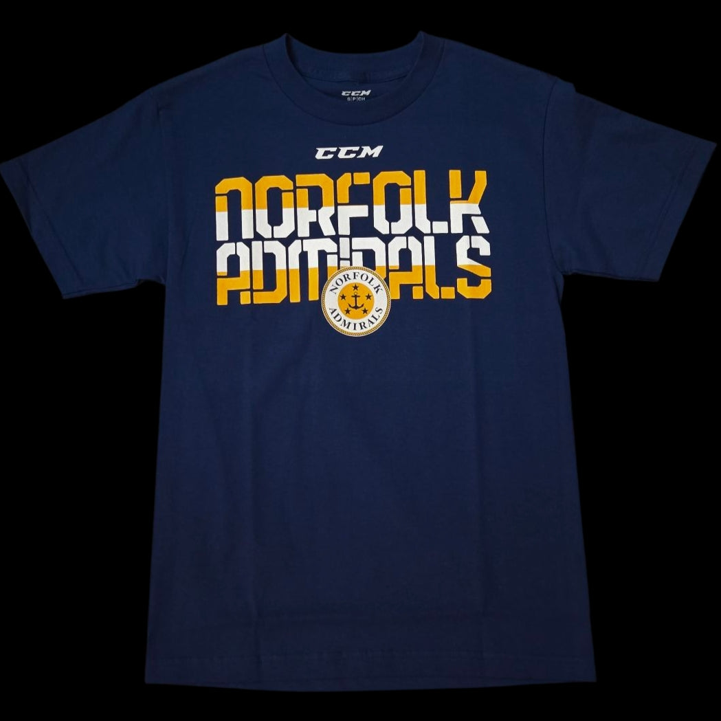 T-Shirt Adulte - Admirals de Norfolk