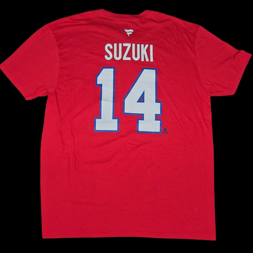 T-Shirt Adulte - Nick Suzuki #14 Canadiens de Montréal