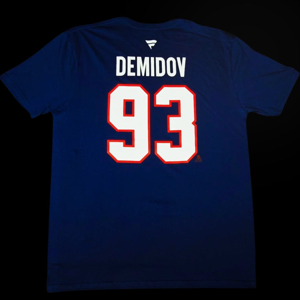 Adult Tee - Ivan Demidov #93 Montreal Canadiens