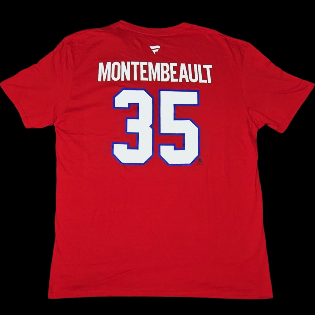 Adult Tee - Samuel Montembeault #35 Montreal Canadiens