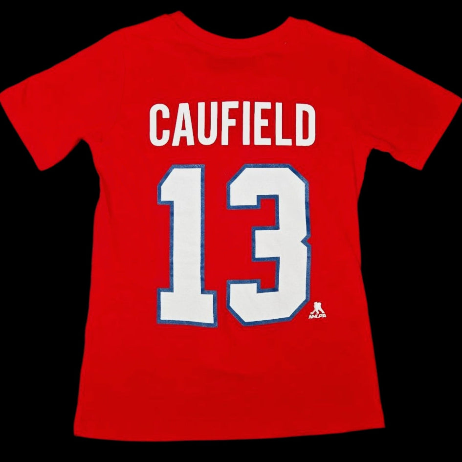 Youth Tee - Cole Caufield #13 Montreal Canadiens