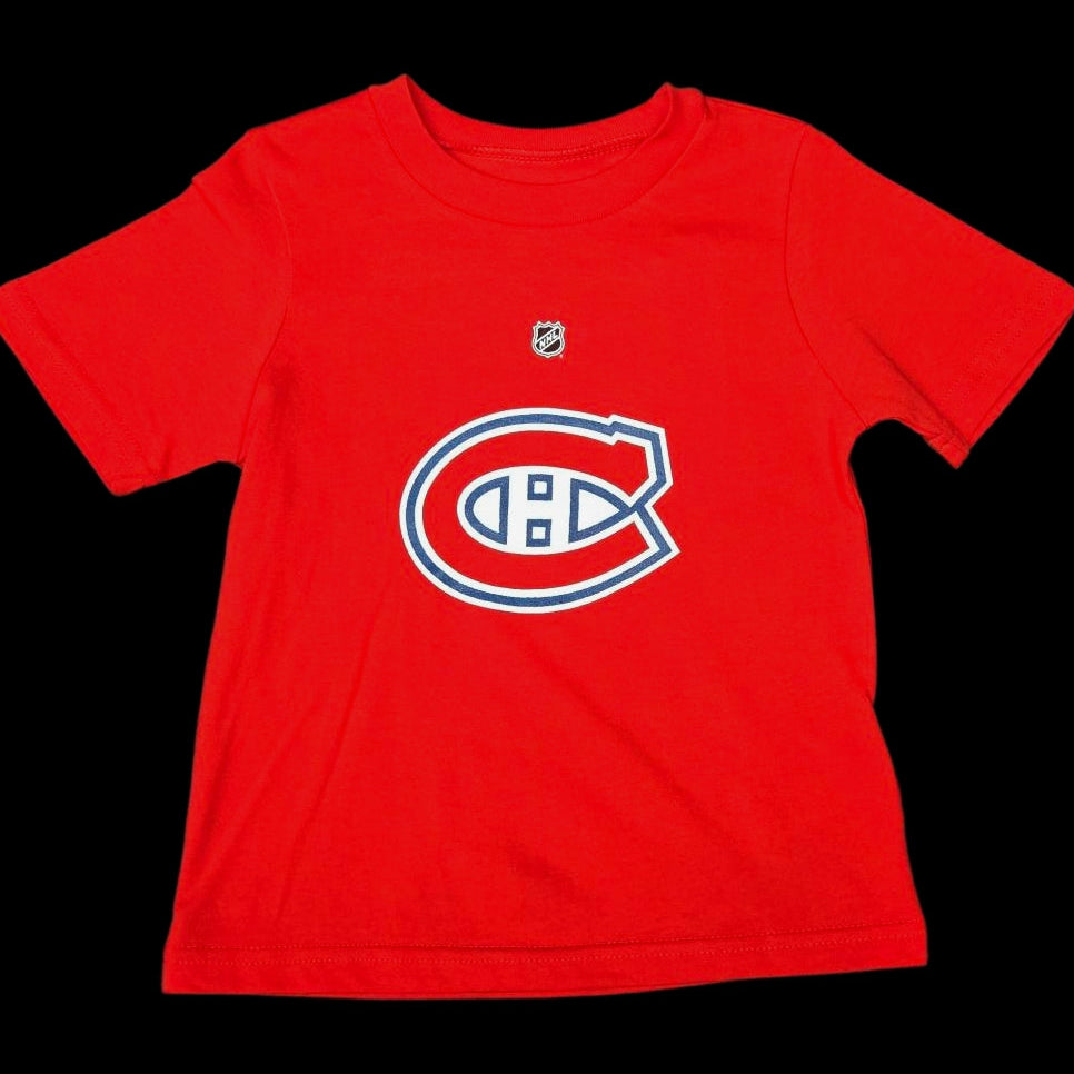 T-Shirt Bambin - Cole Caufield #13 Canadiens de Montréal
