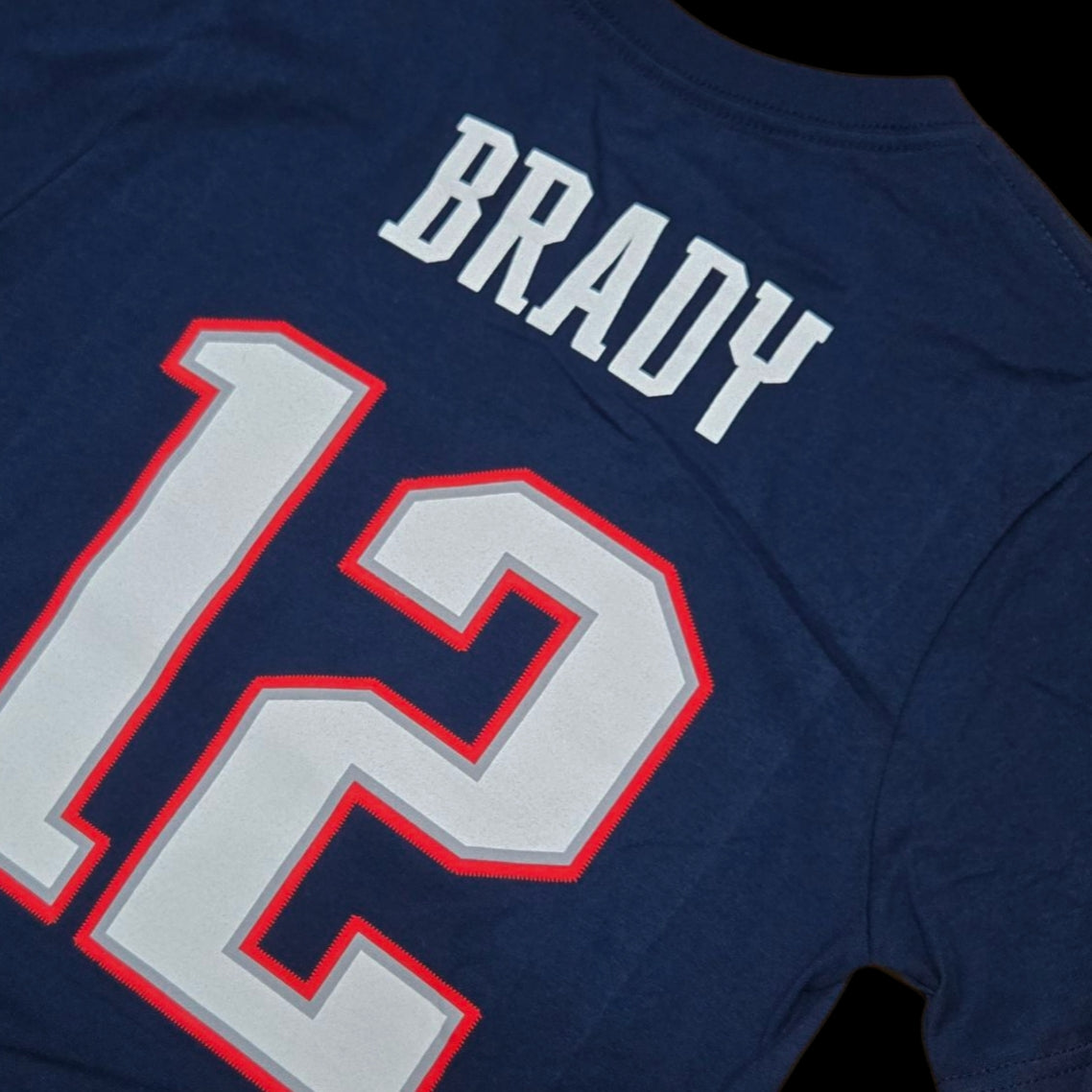 Youth Tee - Tom Brady #12 New England Patriots