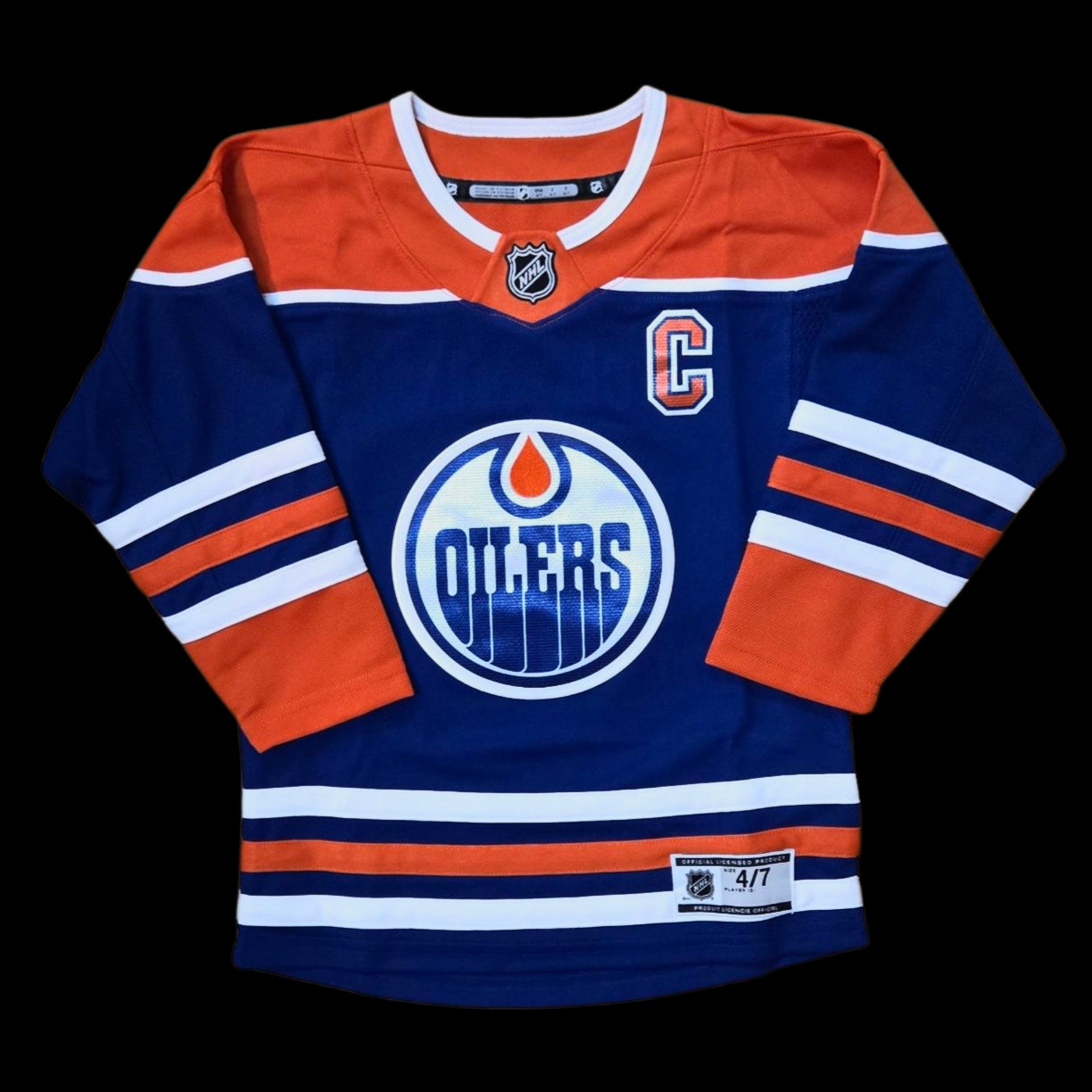 Child Jersey - Connor Mcdavid # 97 Edmonton Oilers