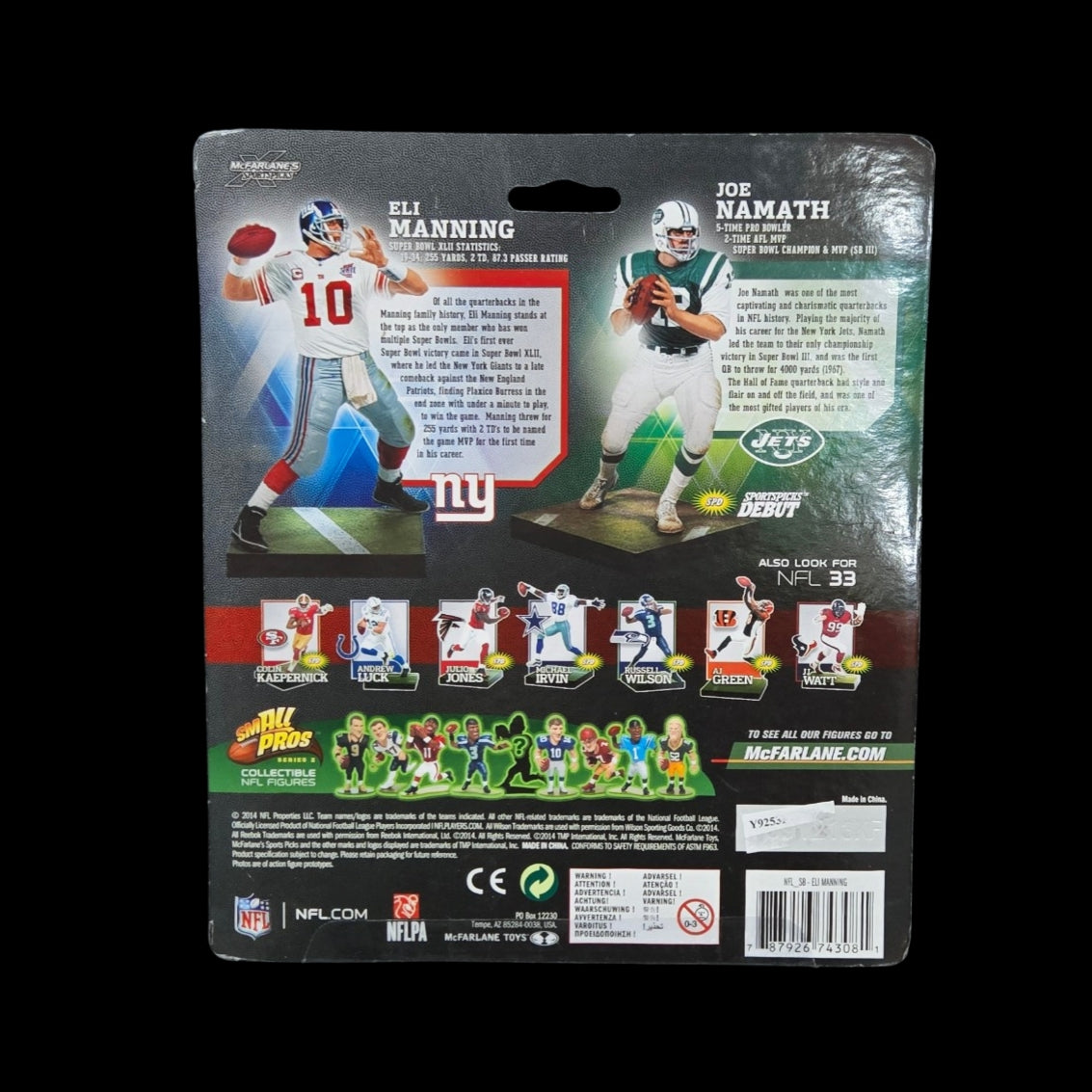 Figurine - Eli Manning #10 Giants de New York