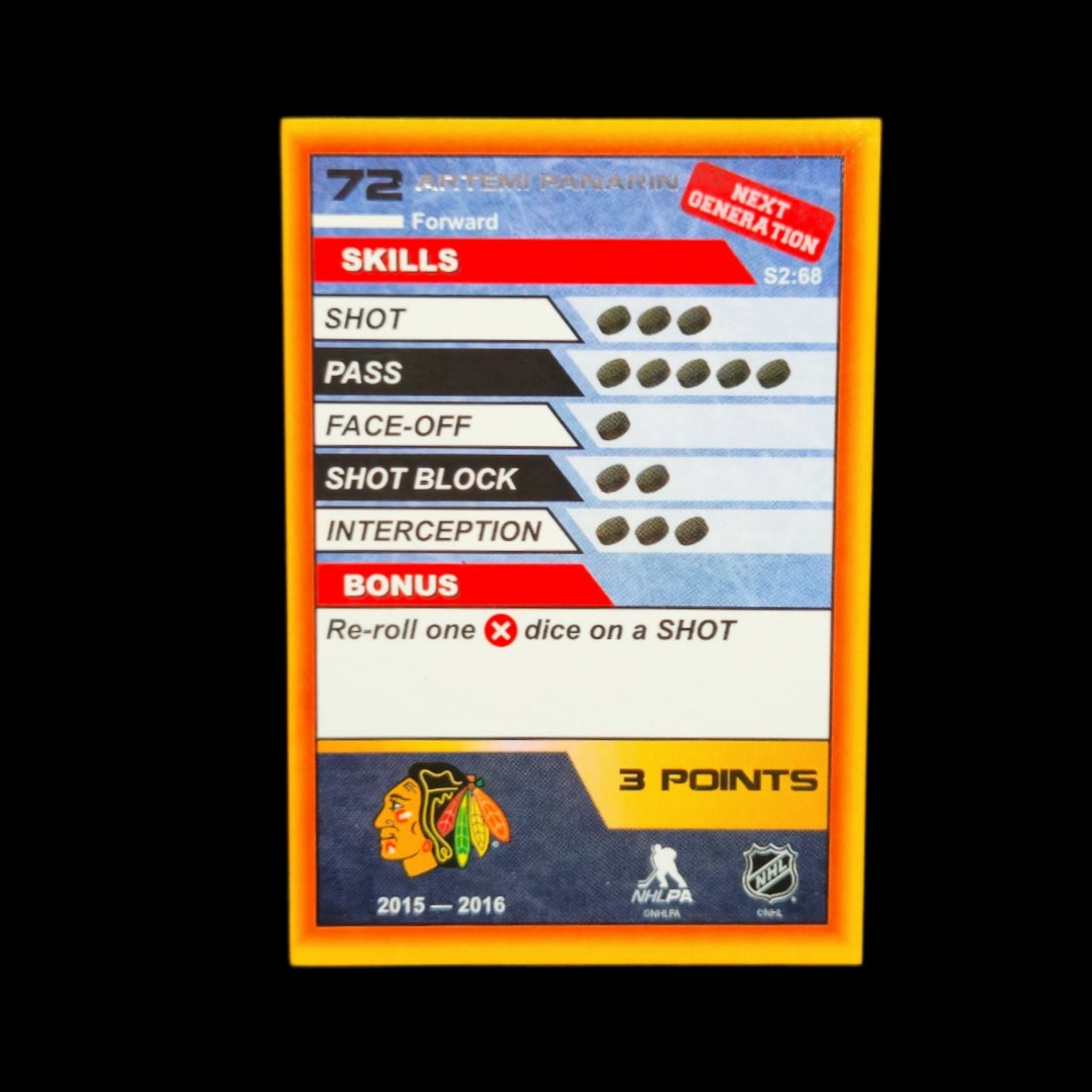 Figure - Artemi Panarin #72 Chicago Blackhawks