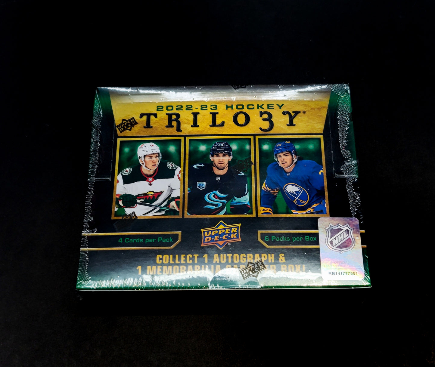 2022-23 Upper Deck Trilogy Hobby Box