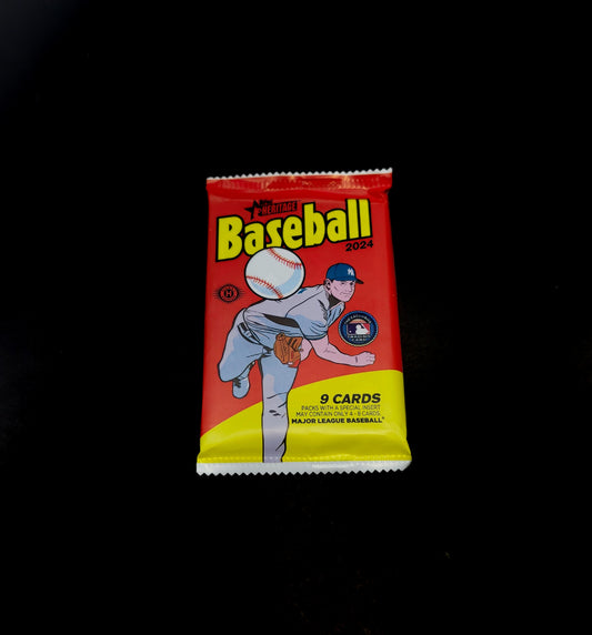 2023-24 Topps Heritage Baseball Paquet Hobby