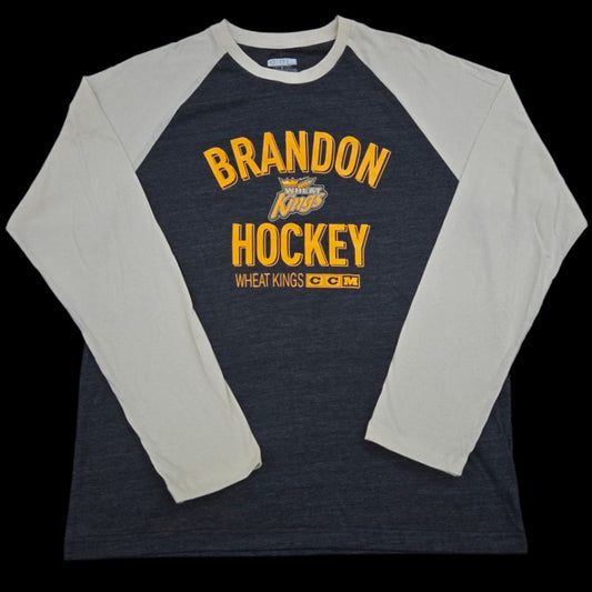 Long Sleeve Shirt Adult - Brandon Wheat Kings 