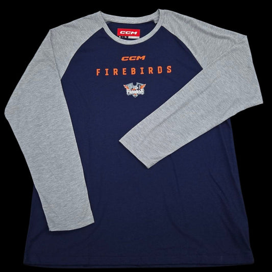 Long Sleeve Shirt Adult - Flint Firebirds 