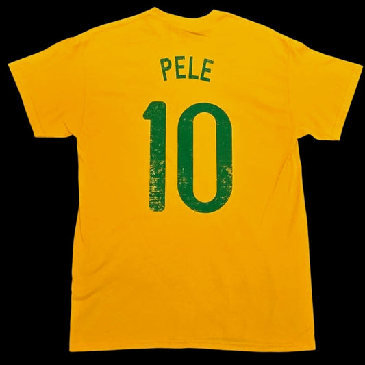 T-Shirt Adulte - Équipe du Brésil Pelé #10