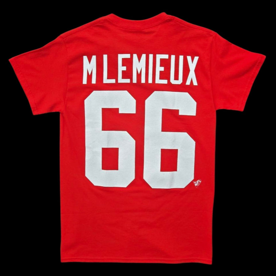 T-Shirt  Adulte - Mario Lemieux #66 Team Canada