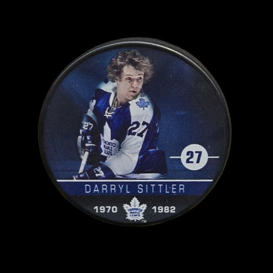 Rondelle  - Darryl Sittler #27 Maple Leafs de Toronto