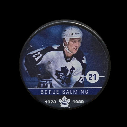 Rondelle - Borje Salming #21 Maple Leafs de Toronto