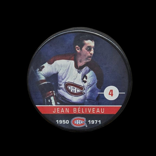 Rondelle - Jean Béliveau #4 Canadiens de Montréal