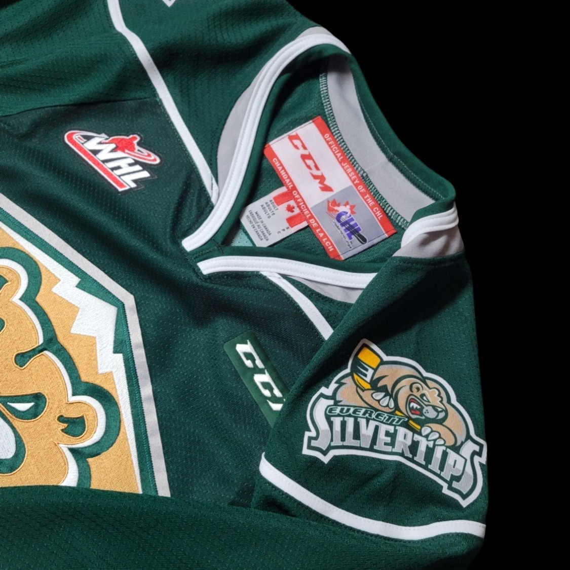 Jersey Adulte Silvertips d'Everett