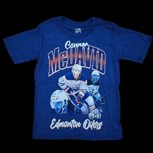 T-Shirt Junior - Connor McDavid #97 Oilers d'Edmonton