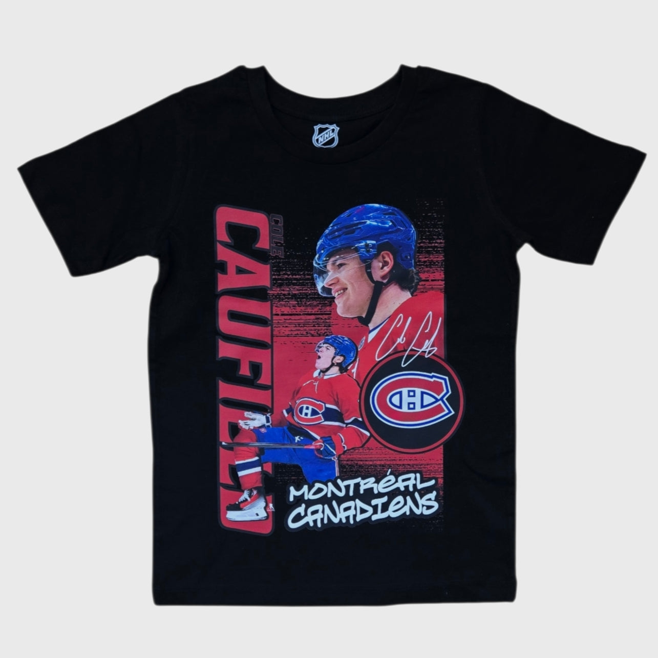 Youth Tee - Cole Caufield #13 Montreal Canadiens