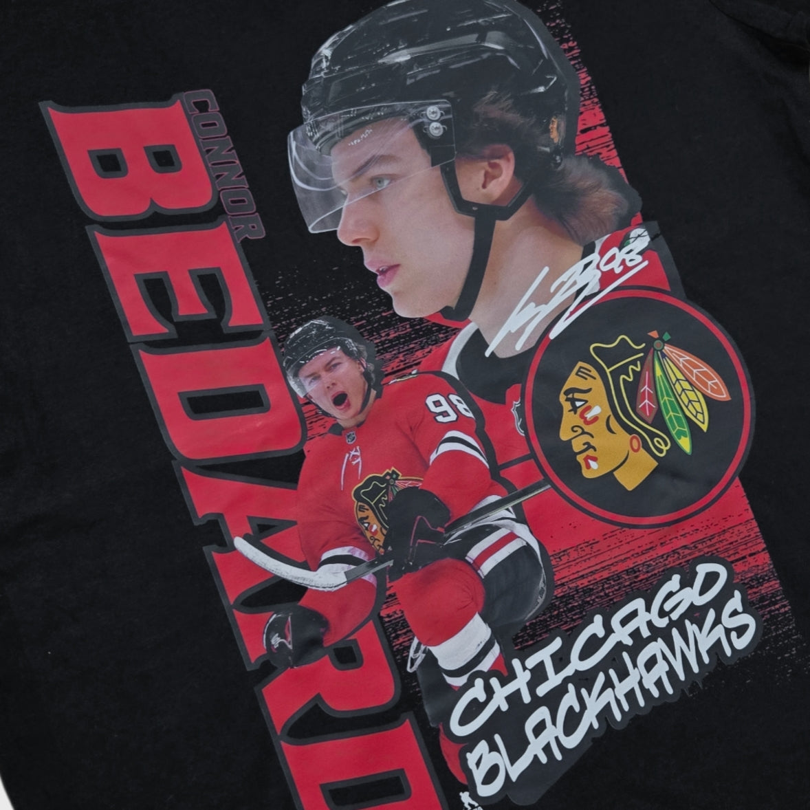 Youth Tee - Connor Bedard #98 Chicago Blackhawks