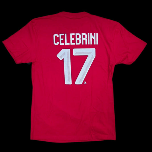 Adult Tee - Macklin Celebrini #71 Team Canada