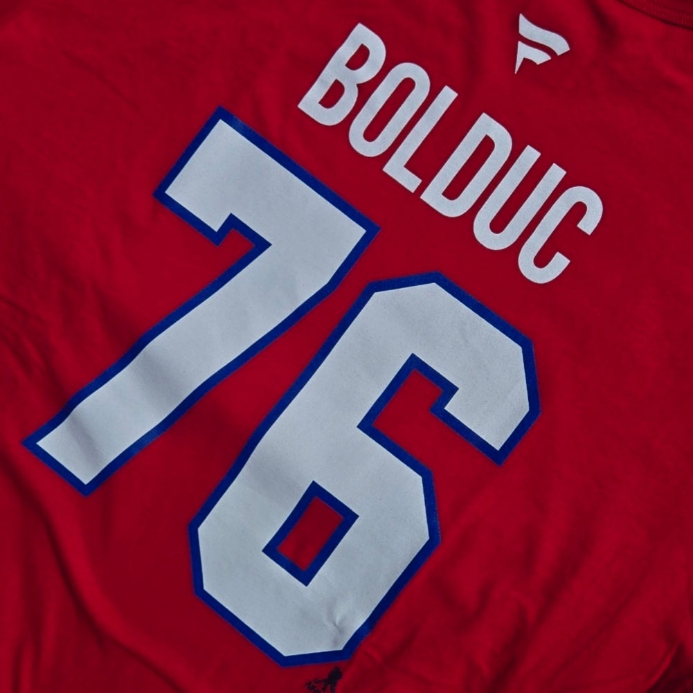 Adult Tee - Zachary Bolduc #76 Montreal Canadiens