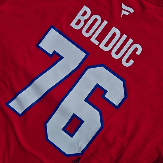 T-Shirt Adulte - Zachary Bolduc #76 Canadiens de Montréal