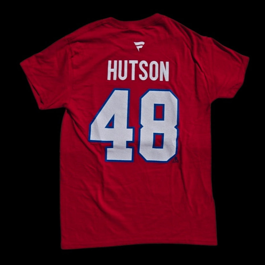 T-Shirt Adulte - Lane Hutson #48 Canadiens de Montréal