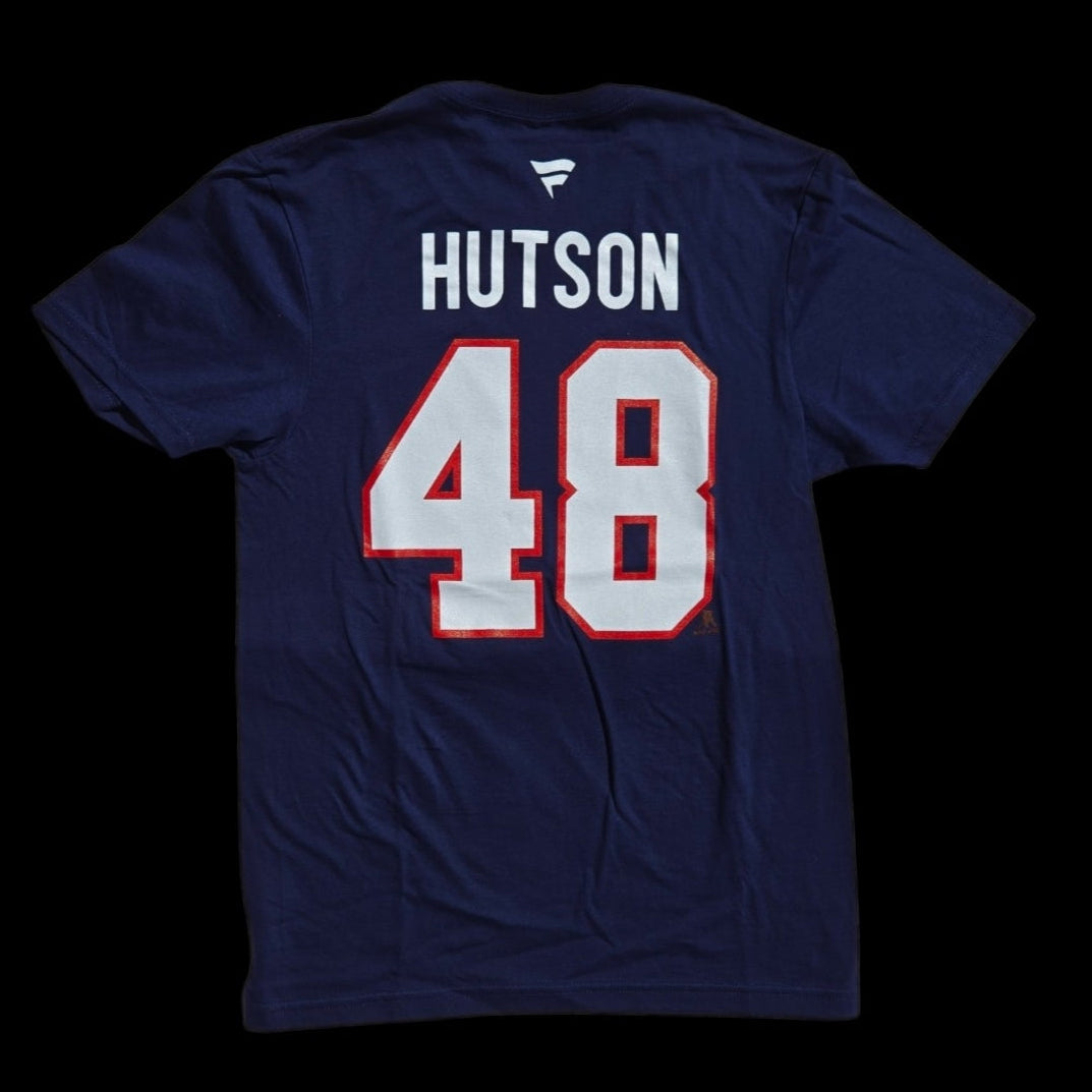 T-Shirt Adulte - Lane Hutson #48 Canadiens de Montréal